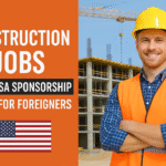 Construction Jobs With Visa Sponsorship In USA For Foreigners
